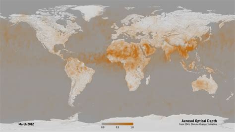 esa aerosol optical depth