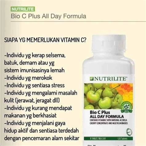 Nutrilite Bio C Plus All Day Formula 60 Tab Health Nutrition