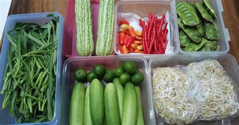 Cara Simpan Sayur Dalam Peti Ais Supaya Tahan Lama