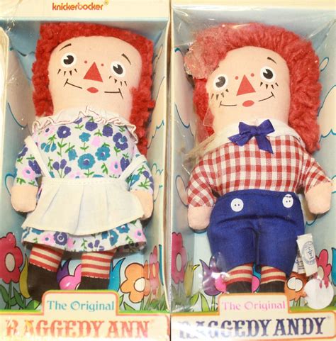 Amazon SET OF 2 Vintage Knickerbocker Raggedy Ann Raggedy Andy