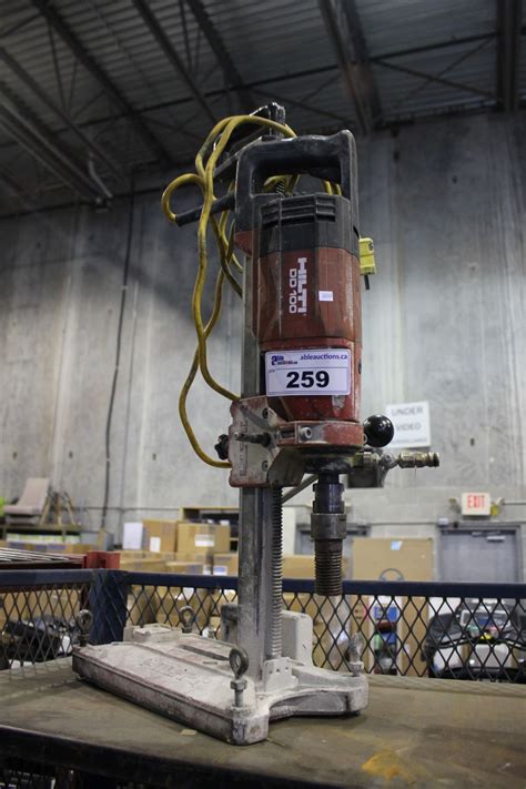 Hilti Dd100 Diamond Coring Drill On Stand And Tf 5h Pump Able Auctions