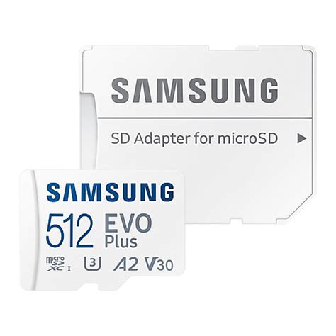 Samsung EVO Plus microSD 512 Go - Carte mémoire - Garantie 3 ans LDLC