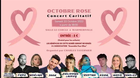 Concert Caritatif Octobre Rose Samedi Octobre Warmeriville