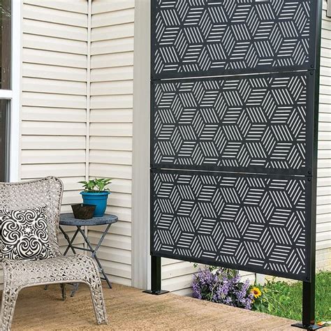 E Joy 6 Ft H X 4 Ft W Metal Privacy Screen Wayfair