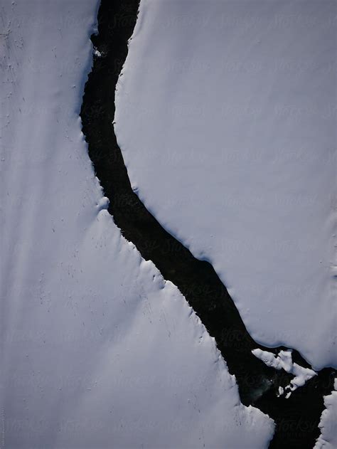 "Ice Drift On The River From Drone" by Stocksy Contributor "Rolfo ...