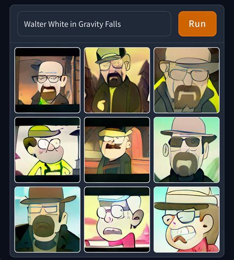 Walter White in Gravity Falls : r/weirddalle