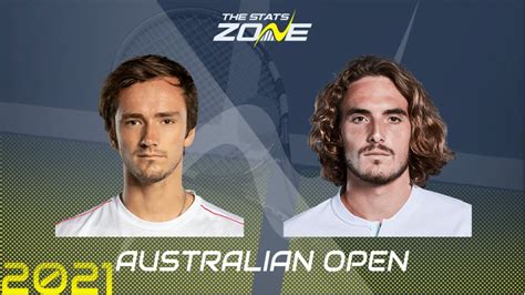 Australien Open Halbfinale Daniil Medvedev Medwedew Vs Stefanos