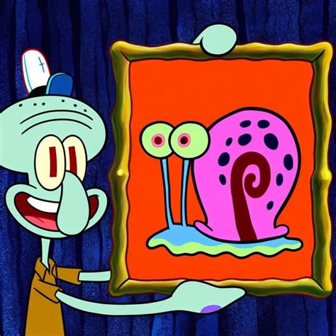 Squidward S Art Collection R Spongebob