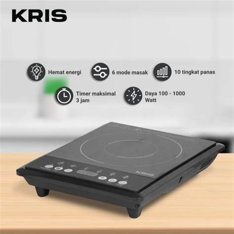 Jual Kris Kompor Induksikompor Listrik 1000w Hitam Shopee Indonesia