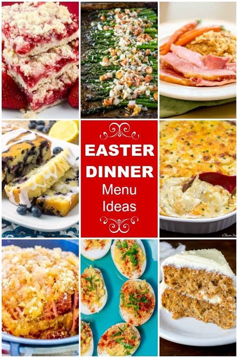 Easter Dinner Menu Ideas Flavor Mosaic In 2020 Easter Dinner