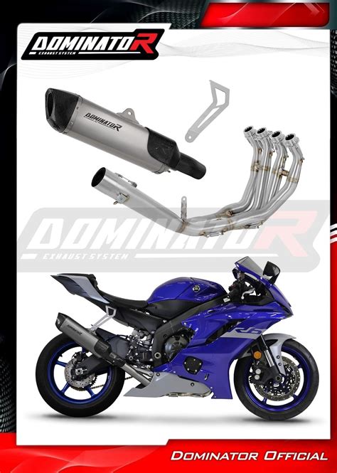 Yamaha YZF R6 2017 2023 Full System wydech tłumik tytanowy HP6 dB