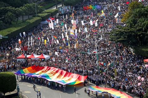 Thousands March In Taiwan Gay Pride Parade For Referendum Vote Human