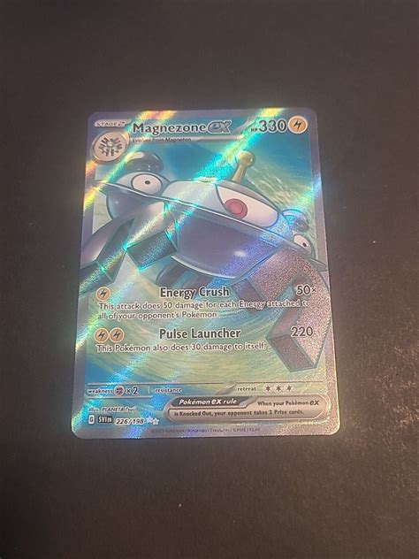 Pokemon Scarlett And Violet Magnezone Ex Ultra Rare Full Art