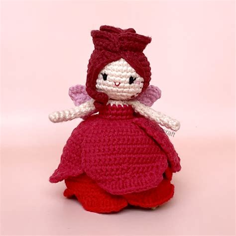 Reversible Rose Fairy Amigurumi Pattern Amigurumi