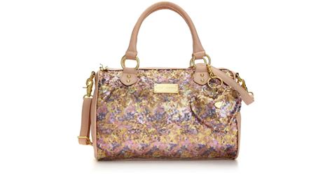 Betsey Johnson Holiday Satchel In Pink Lyst