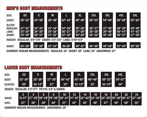 Tru Spec 24 7 Sizing Guide Uniform Tactical Supply