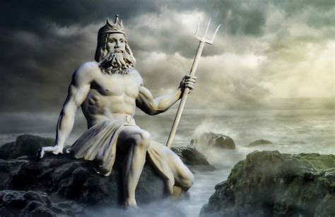 Dios Poseidon el gran rey de los mares Mitos Clásicos Mitología del