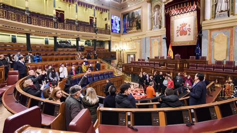 M S De Personas Acuden Al Congreso De Los Diputados En La Jornada