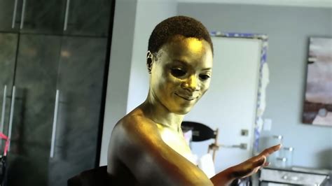 Lesbian Scene At An Art Studio With Body Paint Alexis Fawx Ana Foxxx