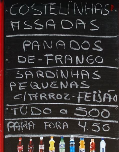 Menu em Snack Bar Dragão Porto Rua Paniceiro