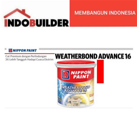 Jual Nippon Paint Weatherbond Advance Kemasan Liter A Green