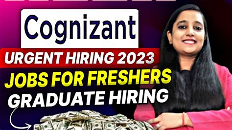 Cognizant Recruitment Graduate Cognizant Jobs For Freshers