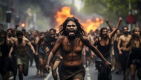 Premium AI Image | Australia Day Solemnity of the Indigenous protest Invasion Day marches ...