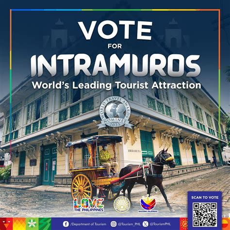 DOT Asks Filipinos To Vote For Intramuros As World S Leading Tourist