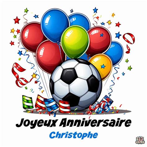 Nature Visionnaire Avec Le Texte Joyeux Anniversaire Christophe Cartes