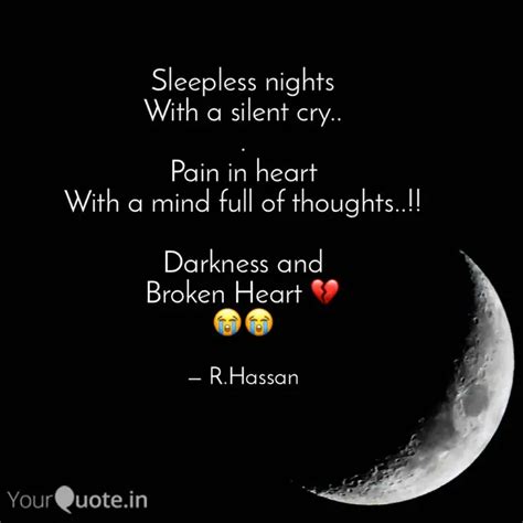 Sleepless Nights With A Quotes Writings By Dr R Hassan