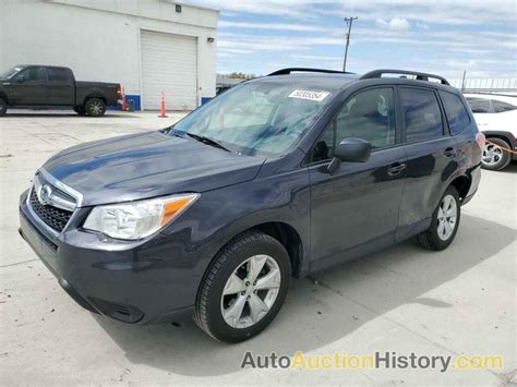 JF2SJABC9GH485545 SUBARU FORESTER 2 5I View History And Price At