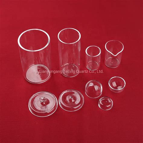 Custom Quartz Glass Beaker Crucible Clear Quartz Labware China Quartz Crucible And Quartz