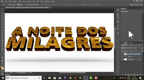 Como Fazer Texto 3d Com Textura No Photoshop Cs6 E Cc Youtube