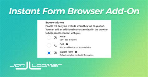 Instant Form Browser Add On For Website Conversion Ads Jon Loomer Digital