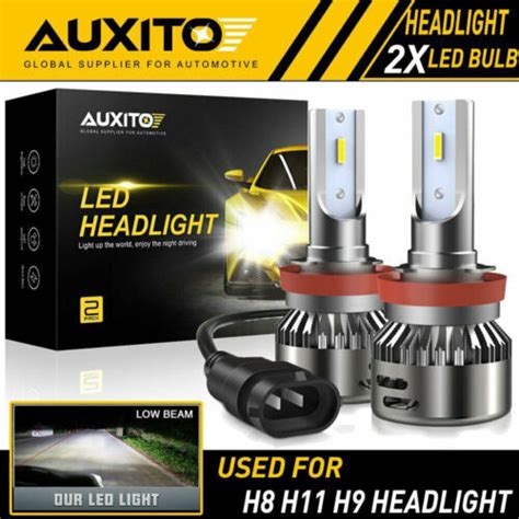 X Auxito H H Led Headlight Hid Bulb Conversion Kit Low Beam K