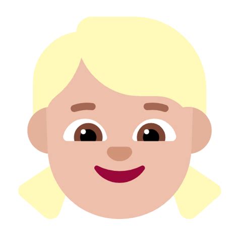 👧🏼 Girl: Medium-Light Skin Tone Emoji Meaning - From Girl & Guy - Emojisprout