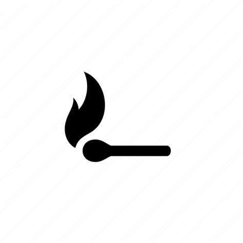 Burning Fire Match Stick Icon Download On Iconfinder