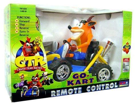 Go Kart Remote Control Crash Bandicoot By EZTEC 69 99 Toys Games