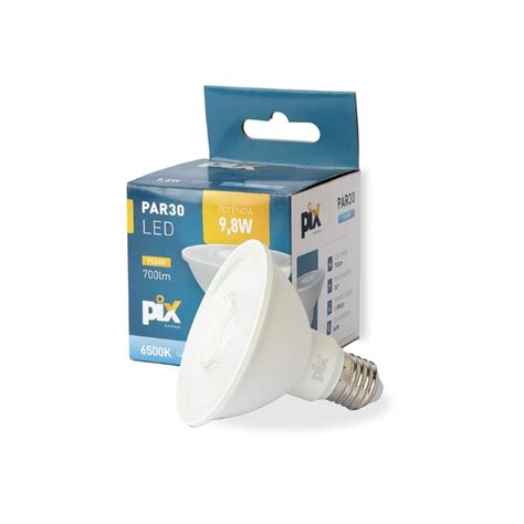 Lâmpada LED PAR30 9 8W E27 36 6500K Frio Pix Iluminação Em Oferta ALED