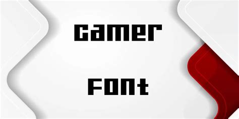 Gamer Font Free Download