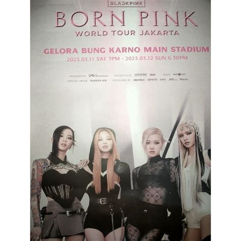 Jual Poster Konser Blackpink Jakarta Shopee Indonesia