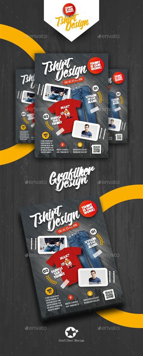 T Shirt Shop Flyer Templates Flyer Template Flyer Flyer Design