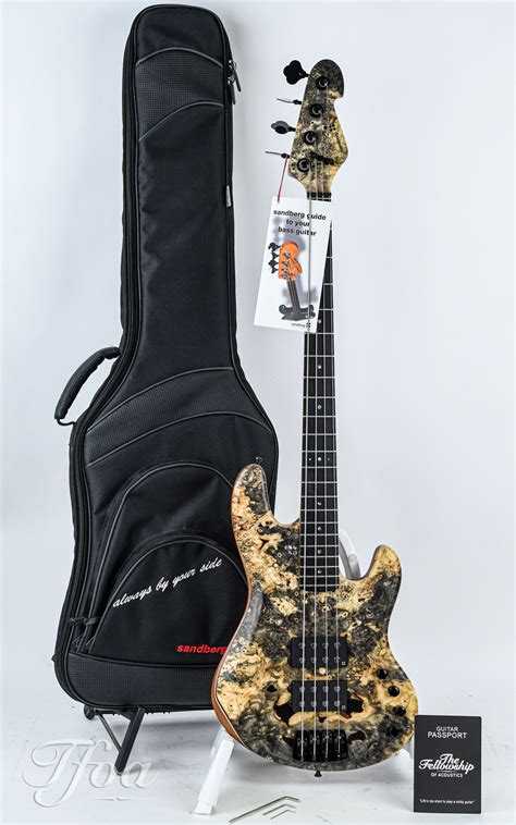 Sandberg California Ii Tm2 Buckeye Burl Bass For Sale The Fellowship Of Acoustics