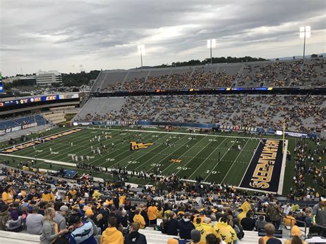 Seating Chart For Wvu Football Stadium Mountaineer Field Seating Chart