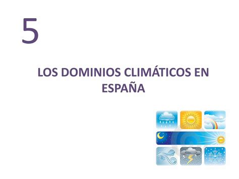 Pdf Los Dominios Clim Ticos En Espa A Los Principales Tipos De