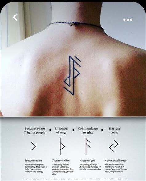 Is this Rune Tattoo okay if I turn it sideways? Does it change the ...