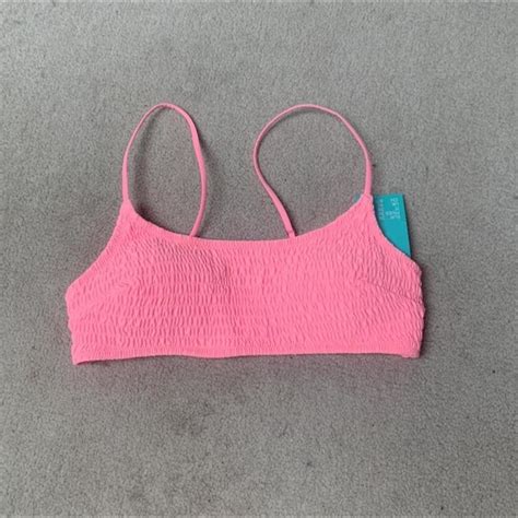 Pink Bikini Top From H M Still Got Tag On Never Worn Depop