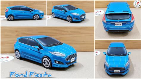 How To Make A Paper Car Diy Papercraft Car Ford Fiesta Paper Car