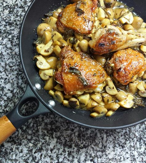 Quem Rapa O Tacho Coxas De Frango Cogumelos