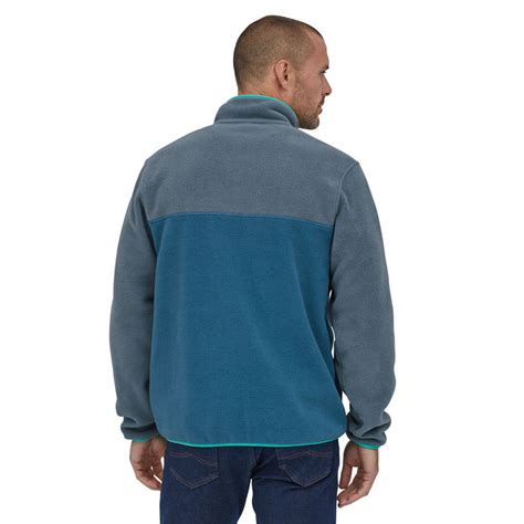 Patagonia Heren Lightweight Synchilla Snap T Fleece Pullover Wavy Blue